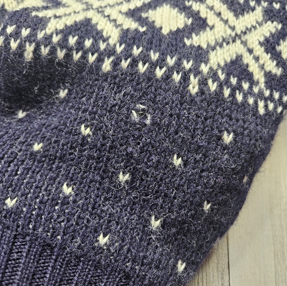 Blarney Castle Designs Sweater Medium Shamrocks Wool Fairisle - Picture 7 of 14